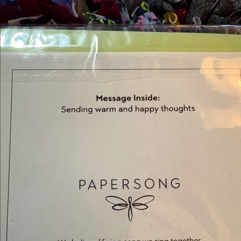 🆕American Greetings-Papersong “Get Well” Greeting Card